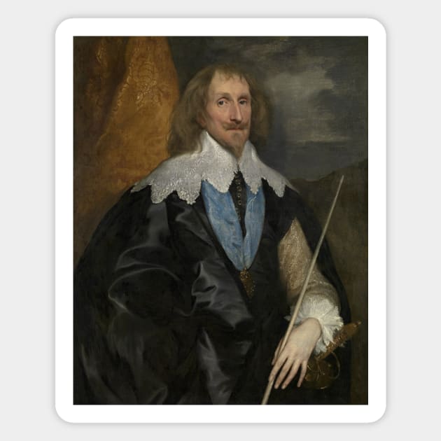 Philip Herbert, 4th Earl of Pembroke by Anthony van Dyck Magnet by Classic Art Stall